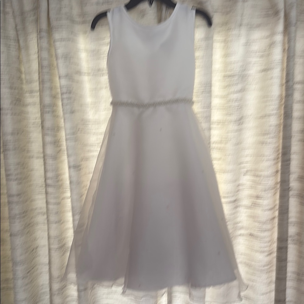 Elegant White Kids Dress